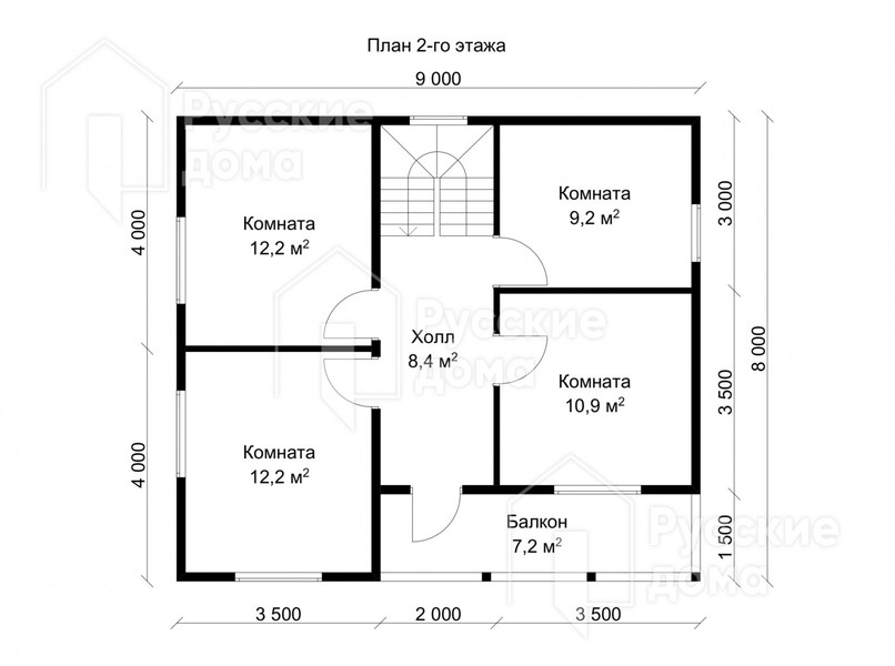 Проект каркасного дома «ДК195»