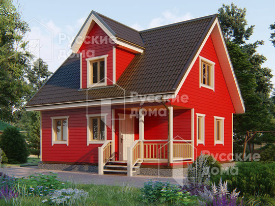 Как подобрать сочетание цвета фасада и крыши каркасного дома?
