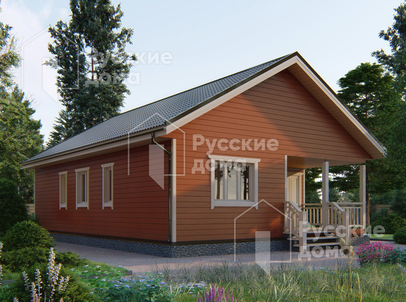 Проект каркасного дома «Серпухов»