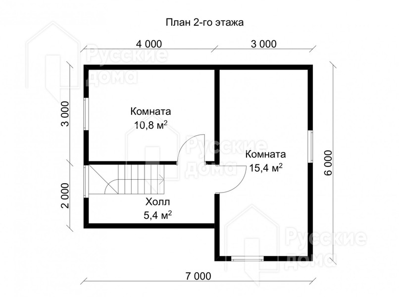 Проект каркасного дома «Тосно»