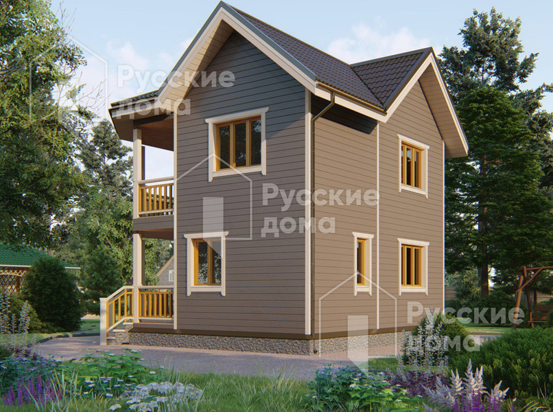 Проект каркасного дома «Волоколамск»