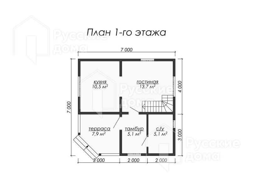 Проект каркасного дома «Волоколамск»